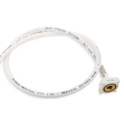 Medical Oxygen Hose 1m with 1x Pinwheel Fitting