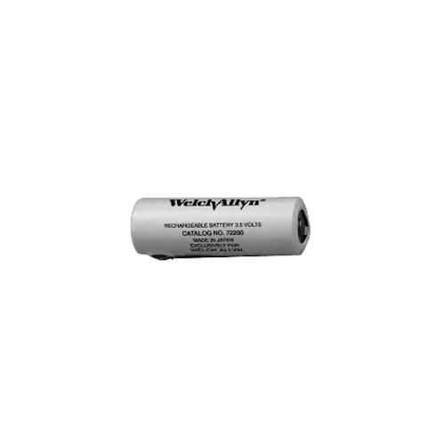 Welch Allyn Hillrom 3.5V Nickel Cadmium (Ni-cad Battery) Orange Writing