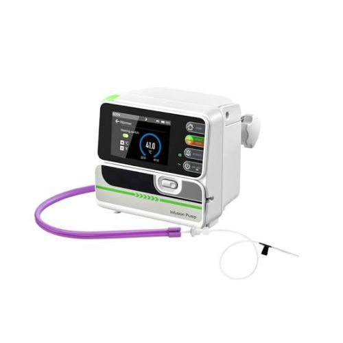 Fluid Infusion Pump HawkMed HK-T100VET For Fluid & Blood Infusion   With Removable external heating strip